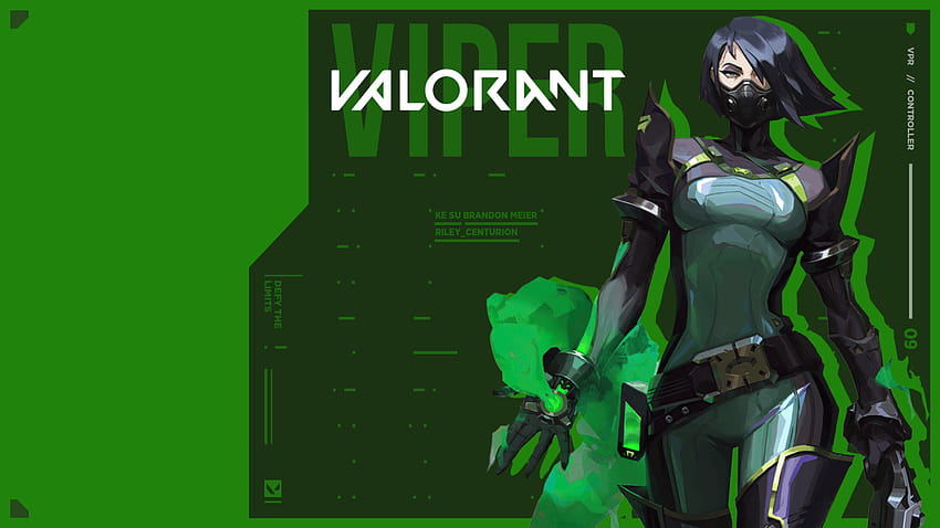 Viper Valorant HD-Hintergrundbild