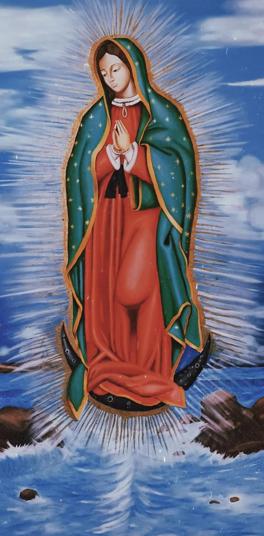Virgen de Guadalupe โดย AbigahellSorath, guadalupe iphone วอลล์เปเปอร์โทรศัพท์ HD