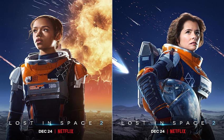 HOLLYWOOD SPY: CHARACTER POSTER FOR NETFLIX SF SERIES LOST, lost in space 2019 HD-Hintergrundbild
