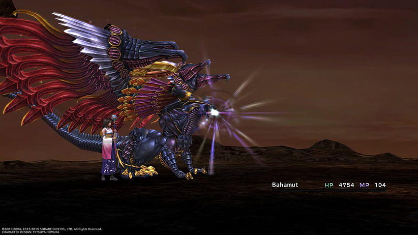 Final Fantasy X PS4: Bahamut Unleashes Mega Flare от roundularman on, bahamut ffx HD тапет