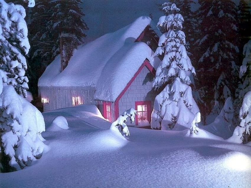 Pin on Baby It's Cold Outside!, winter house snow HD wallpaper