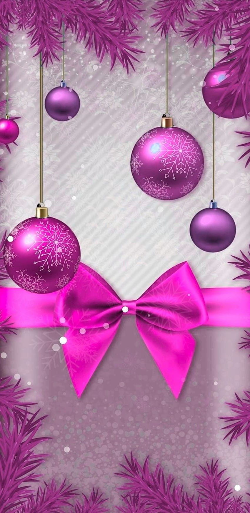 Margarida Fernandes on Обои для телефона, purple christmas ornaments HD phone wallpaper