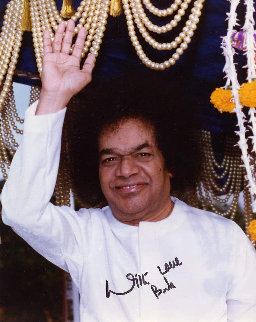 Cómo Swami se convirtió en mi Dios, Sathya Sai Baba fondo de pantalla del teléfono
