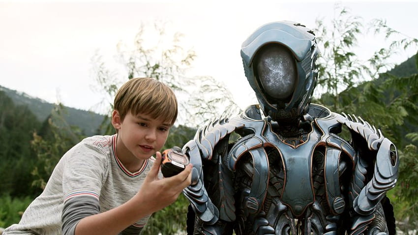 Изгубен в космоса Уил Робинсън и роботът Netflix Максуел Дженкинс, изгубен в космоса робот HD тапет