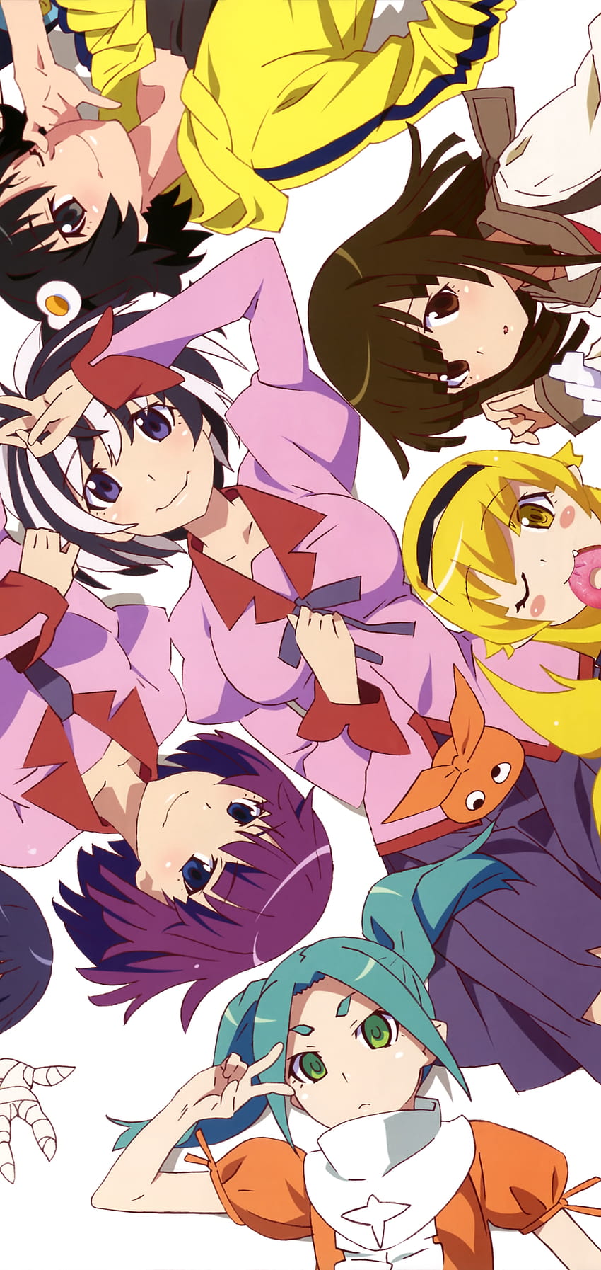 Male and female anime characters wallpaper, Monogatari Series, Senjougahara  Hitagi, Araragi Koyomi, anime vectors HD wallpaper | Wallpaper Flare