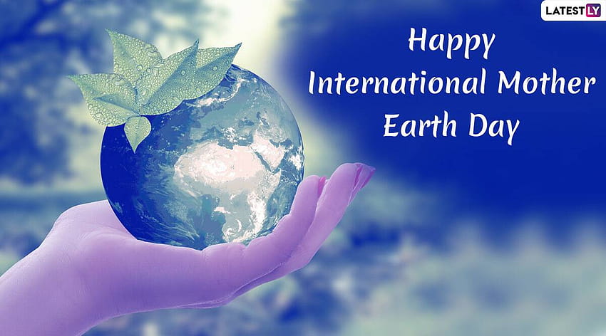 Internationaler Mutter-Erde-Tag 2020 & For, Happy Earth Day HD-Hintergrundbild