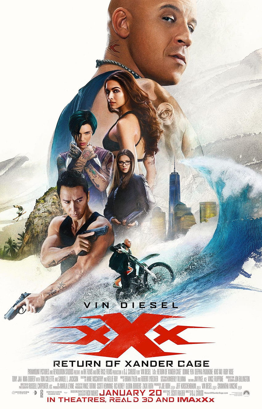 Vin Diesel XXX Return of Xander Cage HD phone wallpaper