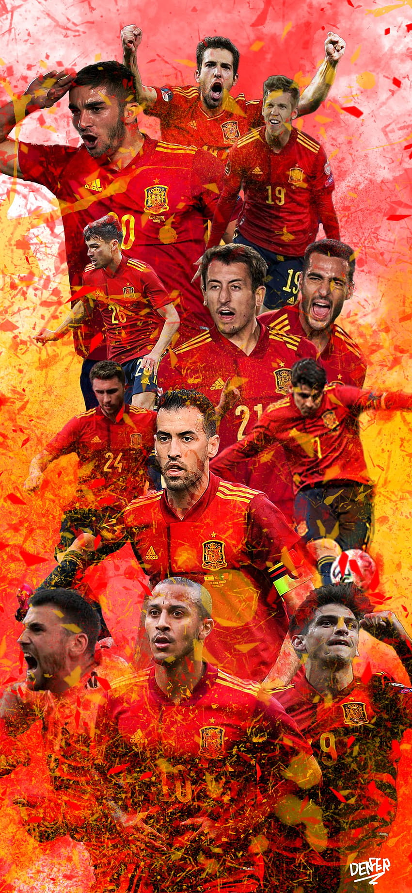 Спорт Национален отбор по футбол на Испания, Испания 2022 г HD тапет за телефон