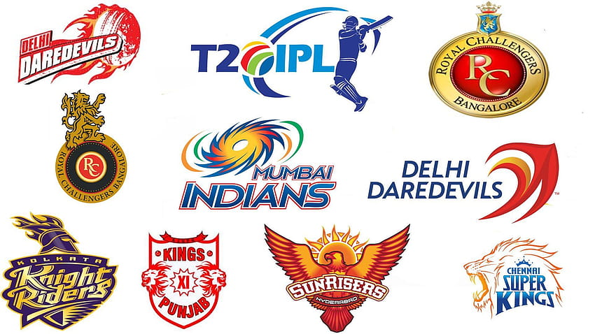 新しい 2018 すべてのチームの IPL ロゴ , &, IPL 2018 高画質の壁紙