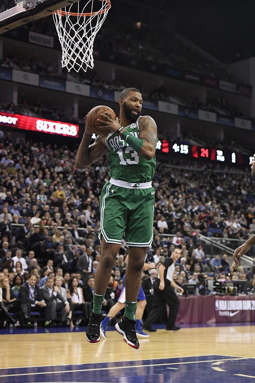 : Celtics kontra 76ers, Marcus Morris Celtics Tapeta na telefon HD