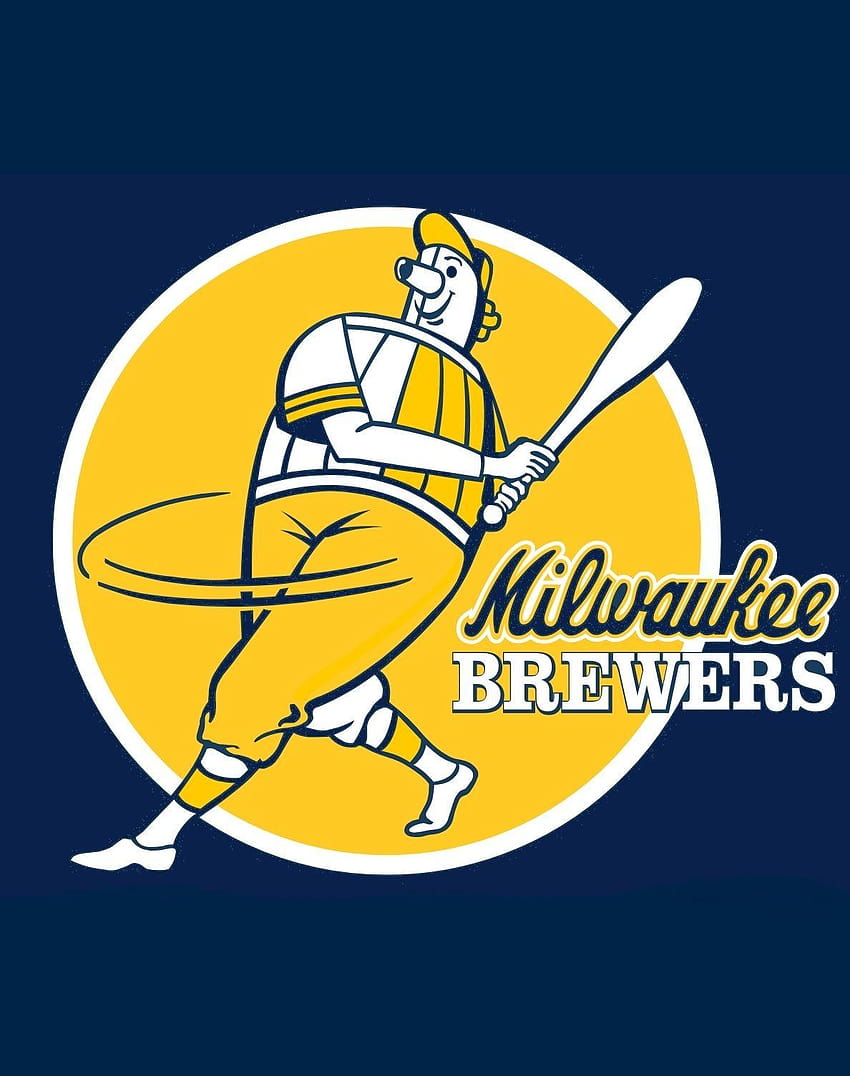Milwaukee Brewers … โลโก้ผู้ผลิตเบียร์ วอลล์เปเปอร์โทรศัพท์ HD