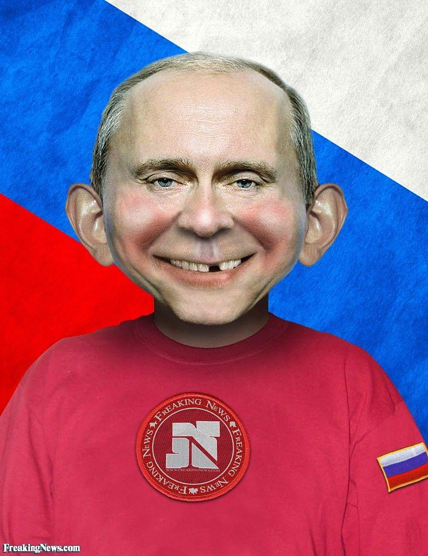 Władimir Putin Jak Alfred E Neuman Tapeta na telefon HD