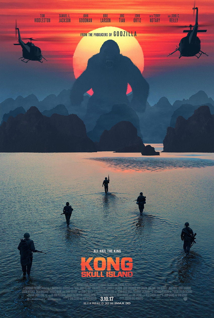 Kong: La Isla Calavera, Kong contra Godzilla fondo de pantalla del teléfono