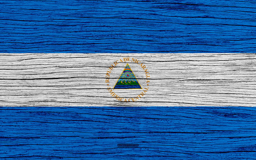 Flag of Nicaragua, North America, wooden, nicaragua flag HD wallpaper ...