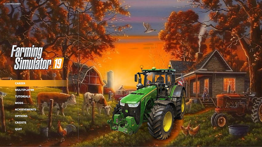 FS19 AUTUMN FARM MENU Background v1.0 ...farmingsimulator19mods 高画質の壁紙