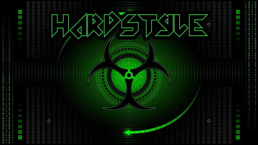 Hardstyle Green oleh thorpsy100 Wallpaper HD