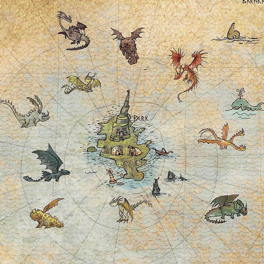 Did the Dragon Eye help Hiccup create his map? Read more about, hiccups map HD phone wallpaper