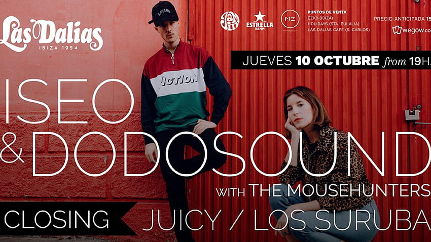 Iseo & Dodosound concert tickets for Las Dalias, Ibiza Thursday, 10 October 2019, iseo dodosound HD wallpaper