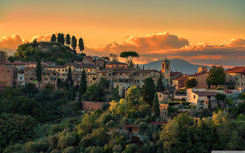Toscana Italia Villages ❤ para Ultra TV fondo de pantalla