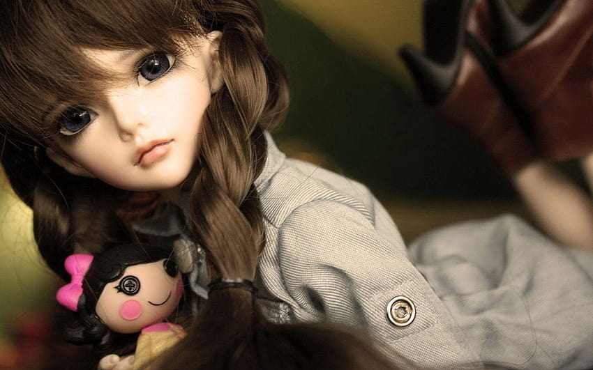 Cute Doll Backgrounds Dolls Pics Baru Untuk, boneka cantik Wallpaper HD