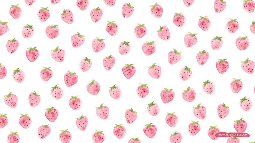 Erdbeere, Erdbeerästhetik HD-Hintergrundbild