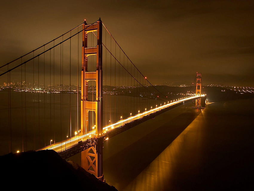Puente Fantasía Naturaleza Golden Gate Piedra Negro Y, puentes fondo de pantalla