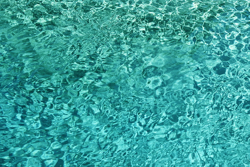 Dalgalanma Dokulu Deniz Mavisi Su, havuz suyu dokusu HD duvar kağıdı