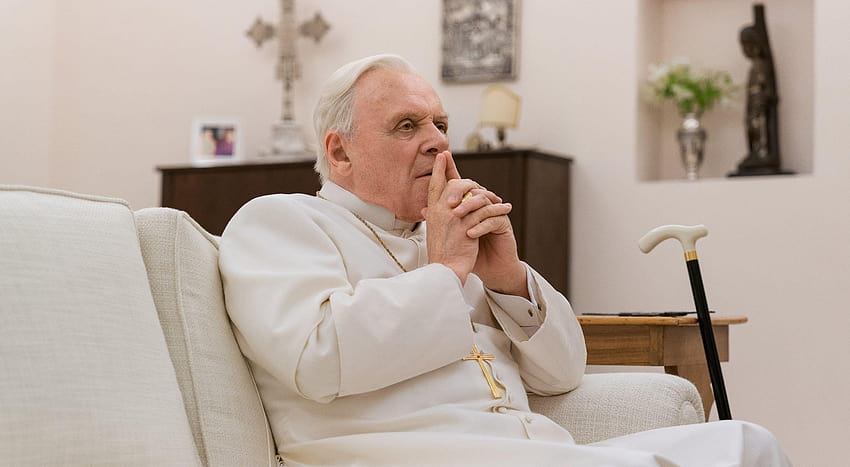 Anthony Hopkins carries hefty burden in 'The Two Popes HD wallpaper