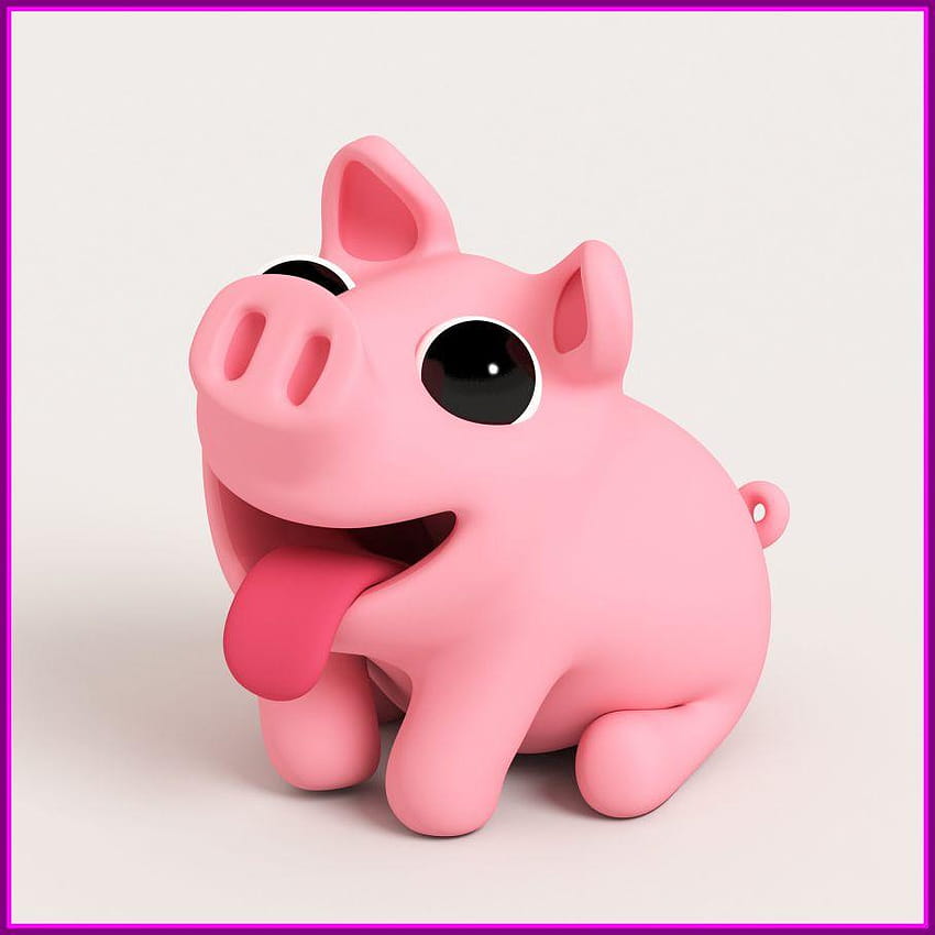 Awesome Piggy For Iphone Walls Cute Trend And, pink piggy HD phone wallpaper