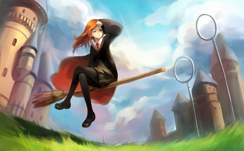 Ginny Weasley Cartoon HD wallpaper
