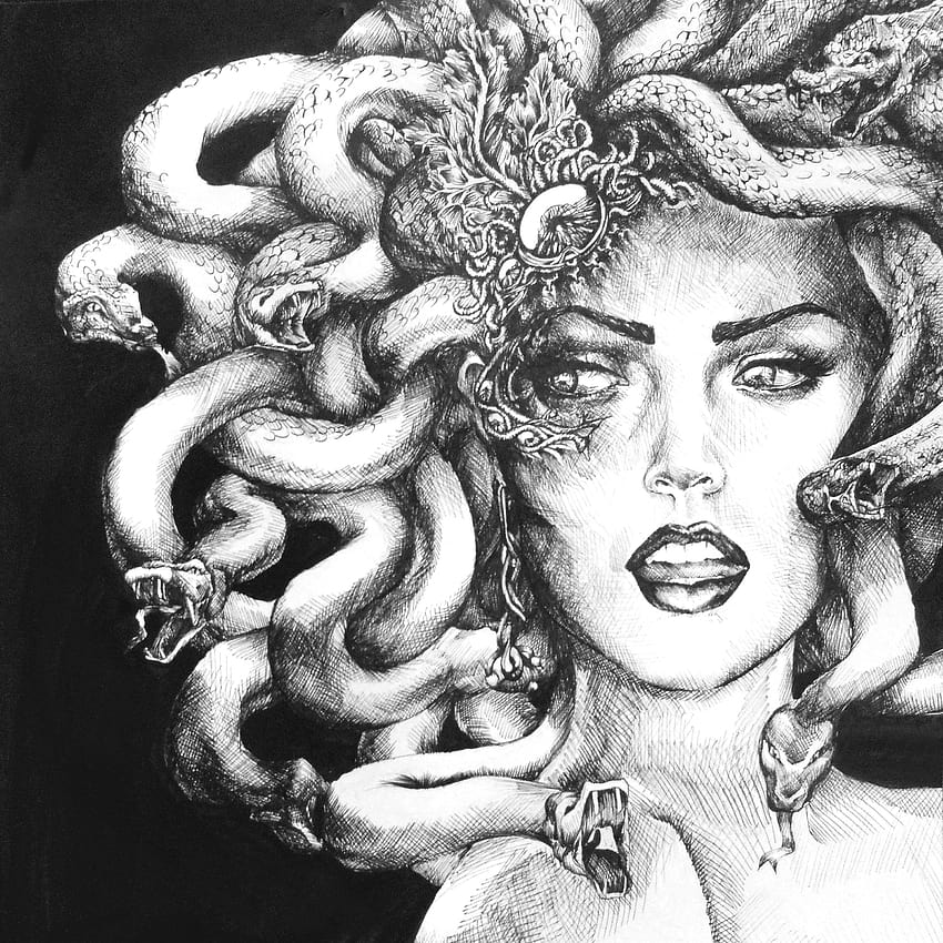 medusa, Monster, Creature, Gods, God, Art, Artwork / and Mobile Backgrounds, god art HD phone wallpaper