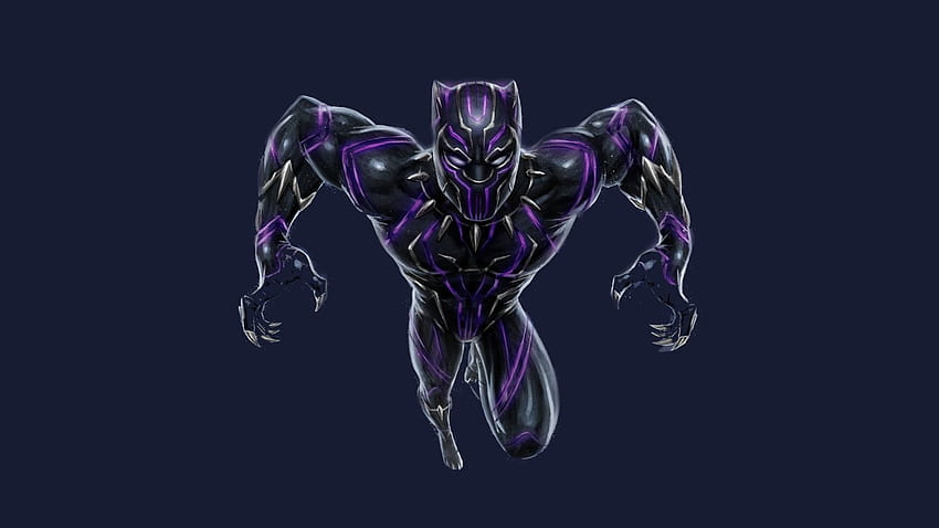 Marvel Black Panther Minimal Hd Wallpaper Pxfuel