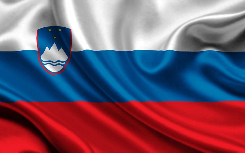 Flaga Słowenii, flaga Słowenii Tapeta HD