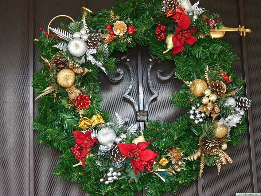 Christmas Door Decoration Backgrounds Gallery [1280x960] for your ...