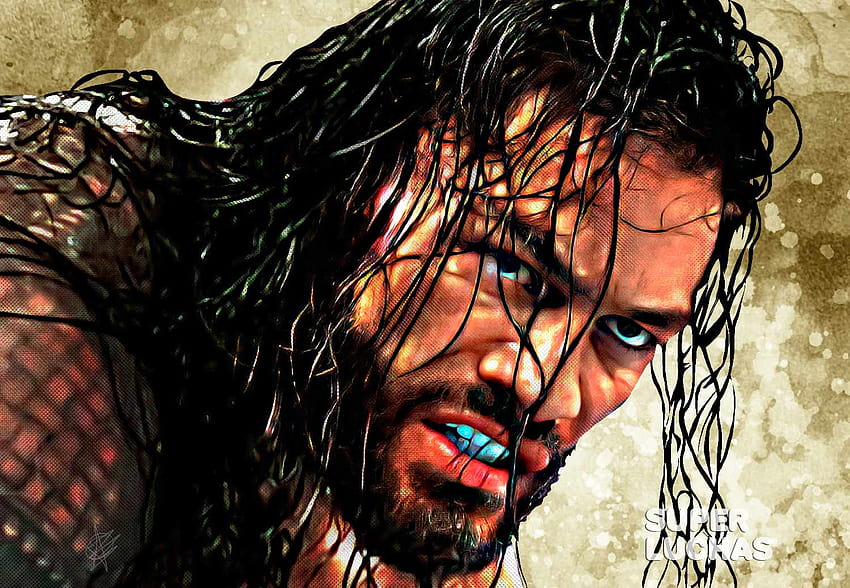 Как Roman Reigns се справя с омразата на WWE Universe?, Roman Reigns племенен вожд HD тапет
