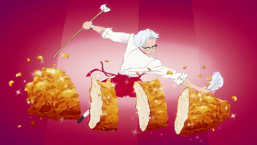 Yes, KFC Really Made a Game. And Yes, It Is a Dating Simulator Where You Can Date Colonel Sanders, kfc anime HD wallpaper