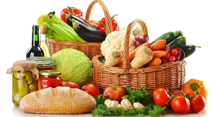 Tipps zum gesunden Lebensmitteleinkauf HD-Hintergrundbild