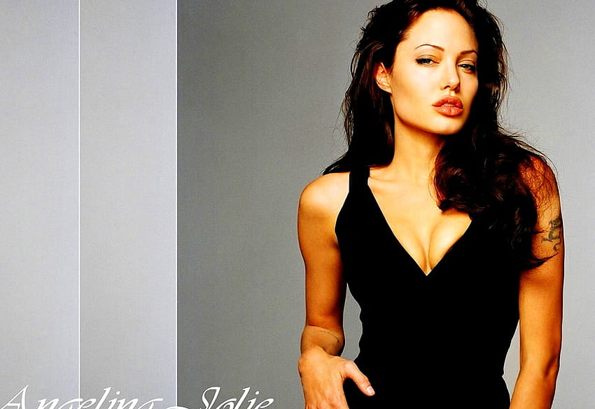Angelina Jolie, Ragazze, Sorriso, estetica angelina jolie Sfondo HD
