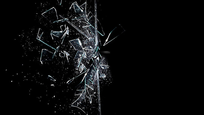 Broken glass shattered crack abstract window bokeh pattern psychedelic, glass crack 3d HD wallpaper