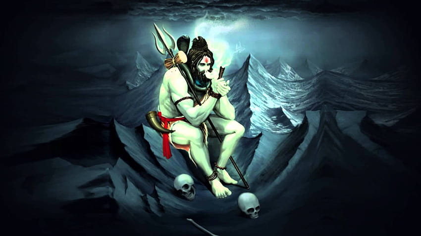 Bhole Baba avec Chilam, mahadeva Fond d'écran HD