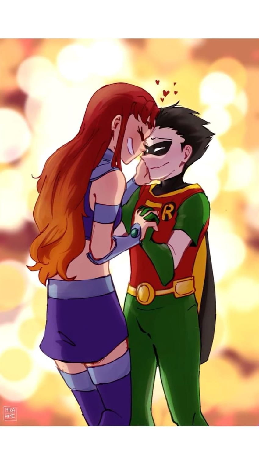 Épinglé sur Teen Titans, Robin et Starfire Fond d'écran de téléphone HD