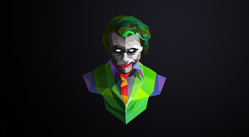 : Joker, The Joker vector art, Movies, Batman, Colorful, Colors HD тапет