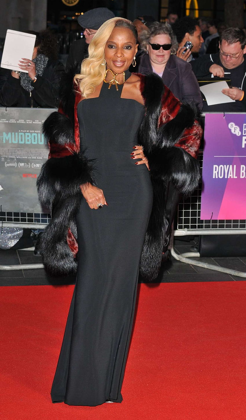 Mary J Blige – chamada de estreia de 'Mudbound' em Londres Papel de parede de celular HD