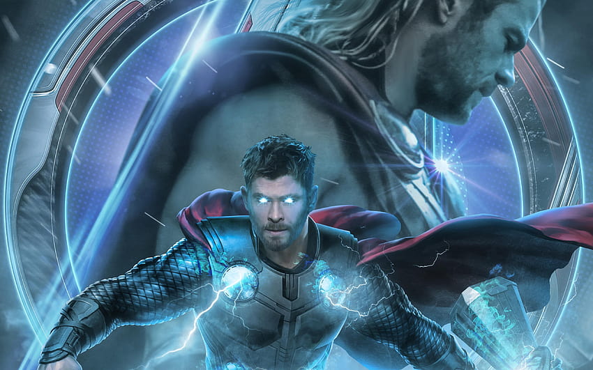 Endgame thor lightning face HD wallpapers | Pxfuel