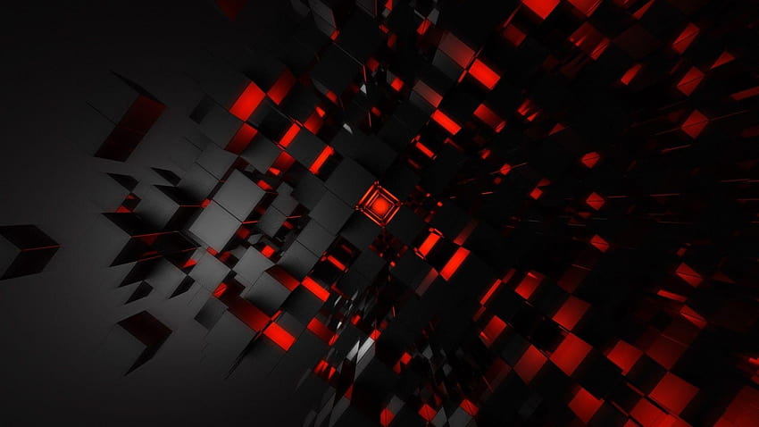 Technology Black and Red HD wallpaper