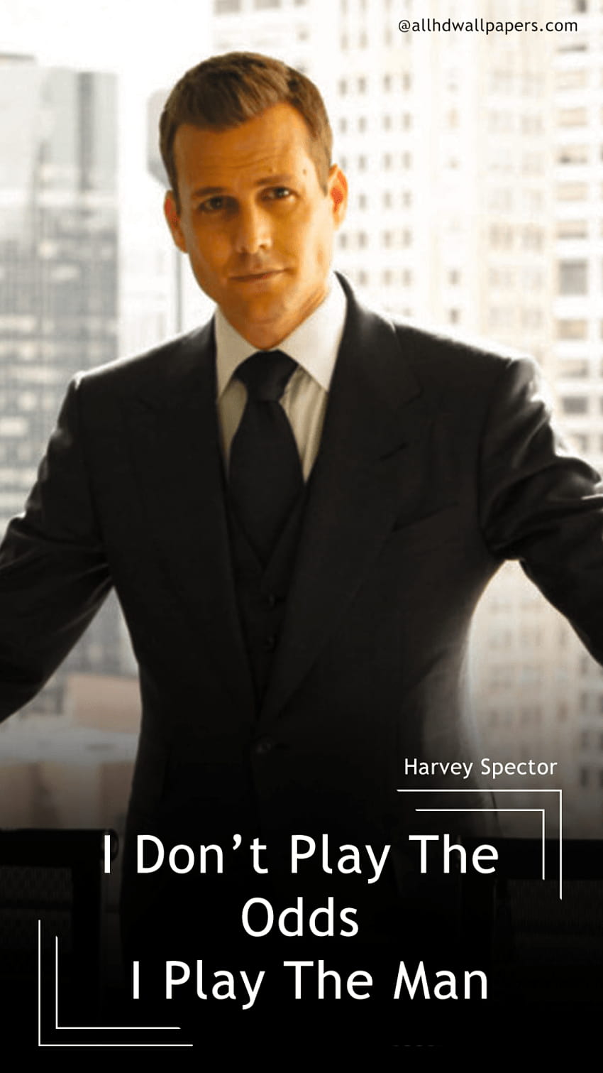 Harvey Specter Quotes HD phone wallpaper