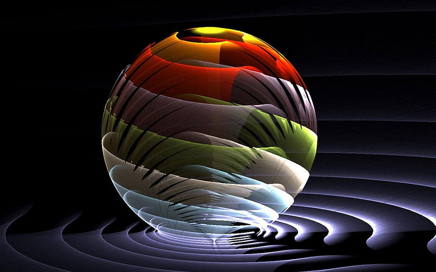 3 dimensional sphere HD wallpaper