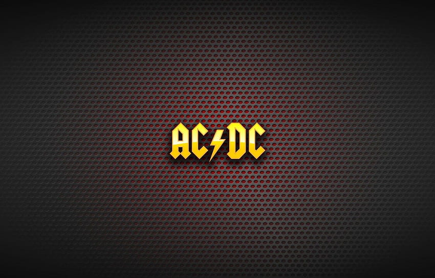muzyka, rock, logo, tekstura, klasyczny, AC/DC, australijski zespół, pozostając Godzillą, założył zespół rockowy w Sydney, światowy sukces, rockowe potwory, gwiazdy rocka, najlepsi z najlepszych, AC/DC, zespół accdc Tapeta HD