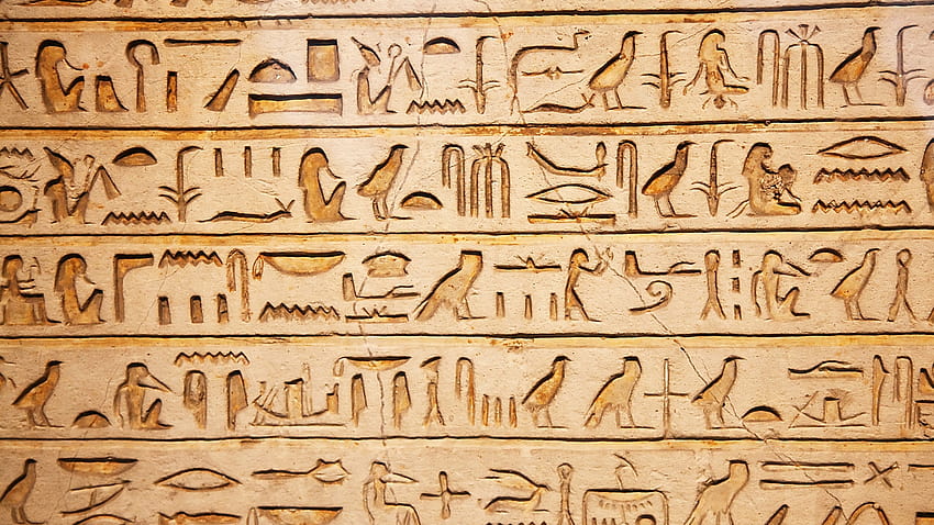 Ancient Egyptian Hieroglyphic, Ancient, Egyptian, Hieroglyphic in 1600x900 Resolution, ancient egyptian hieroglyphs HD wallpaper