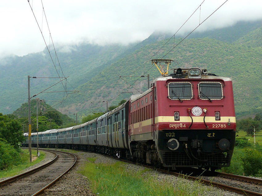 tren indio, ferrocarriles indios fondo de pantalla
